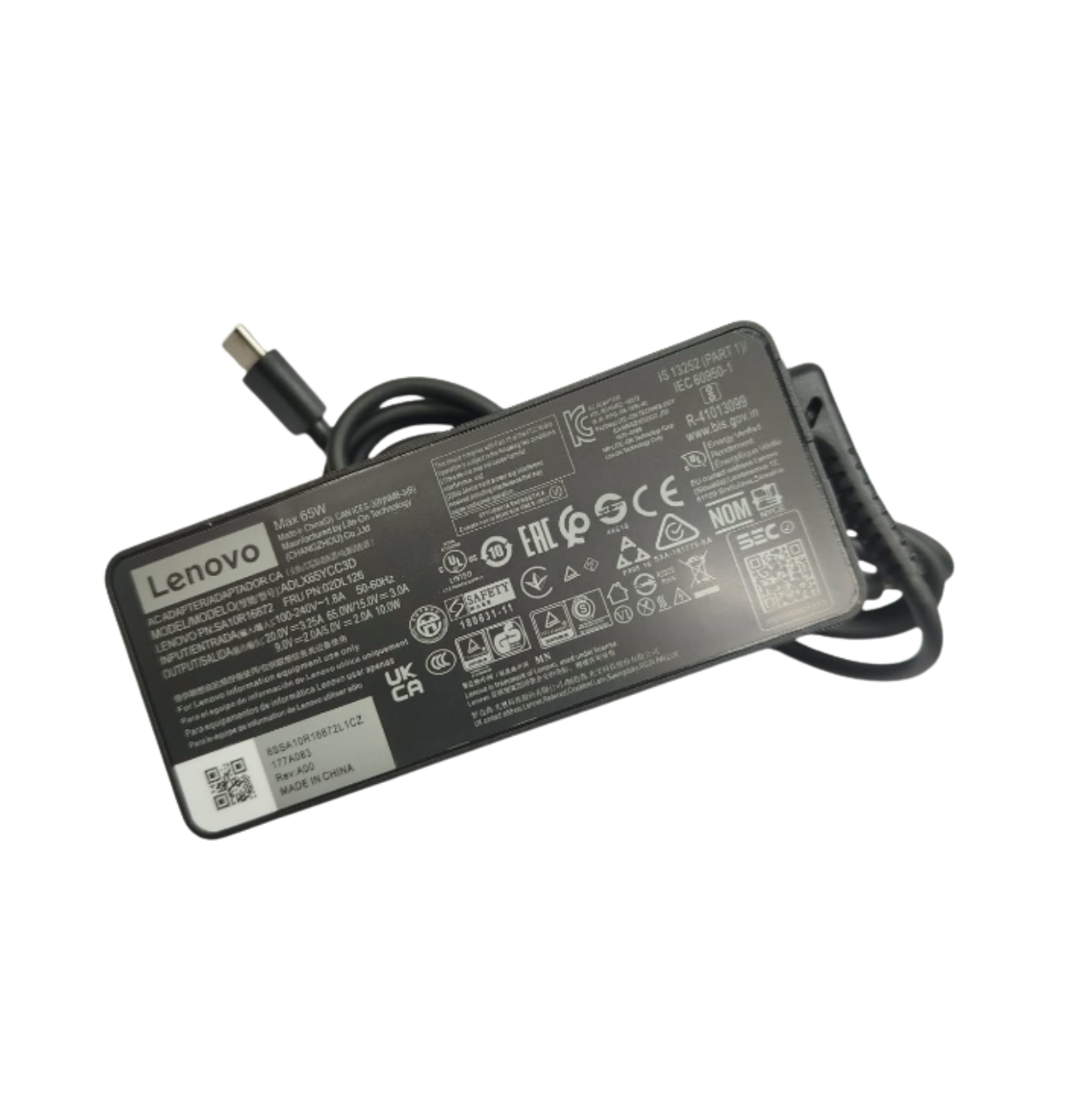 Lenovo Type-C 65W Laptop Charger Adapter