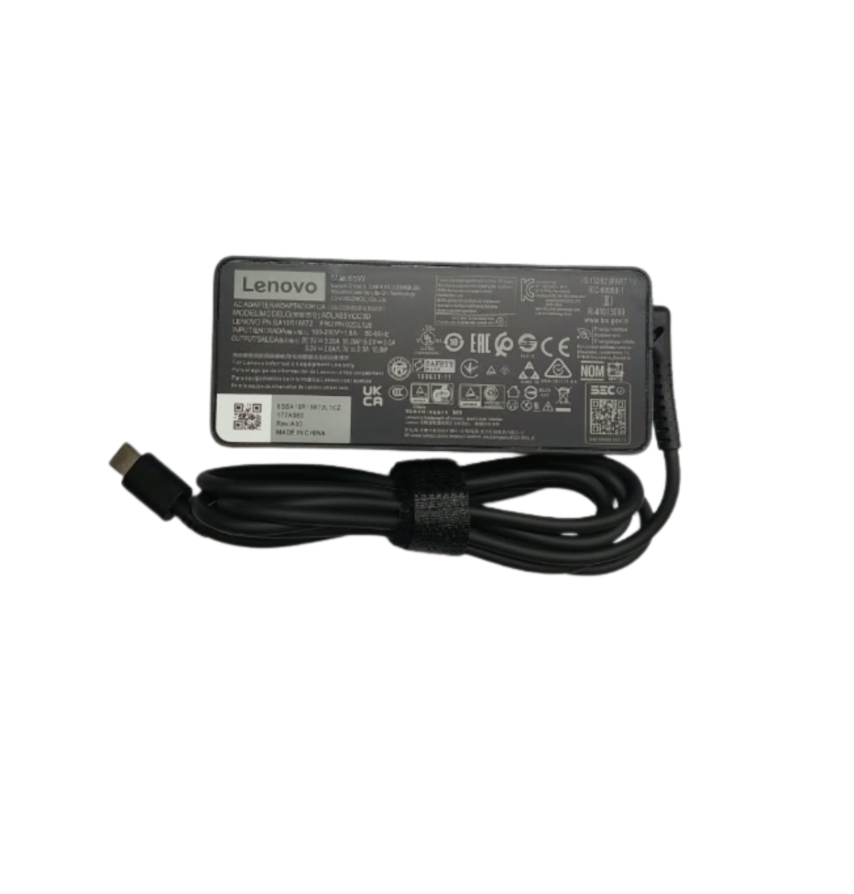 Lenovo Type-C 65W Laptop Charger Adapter